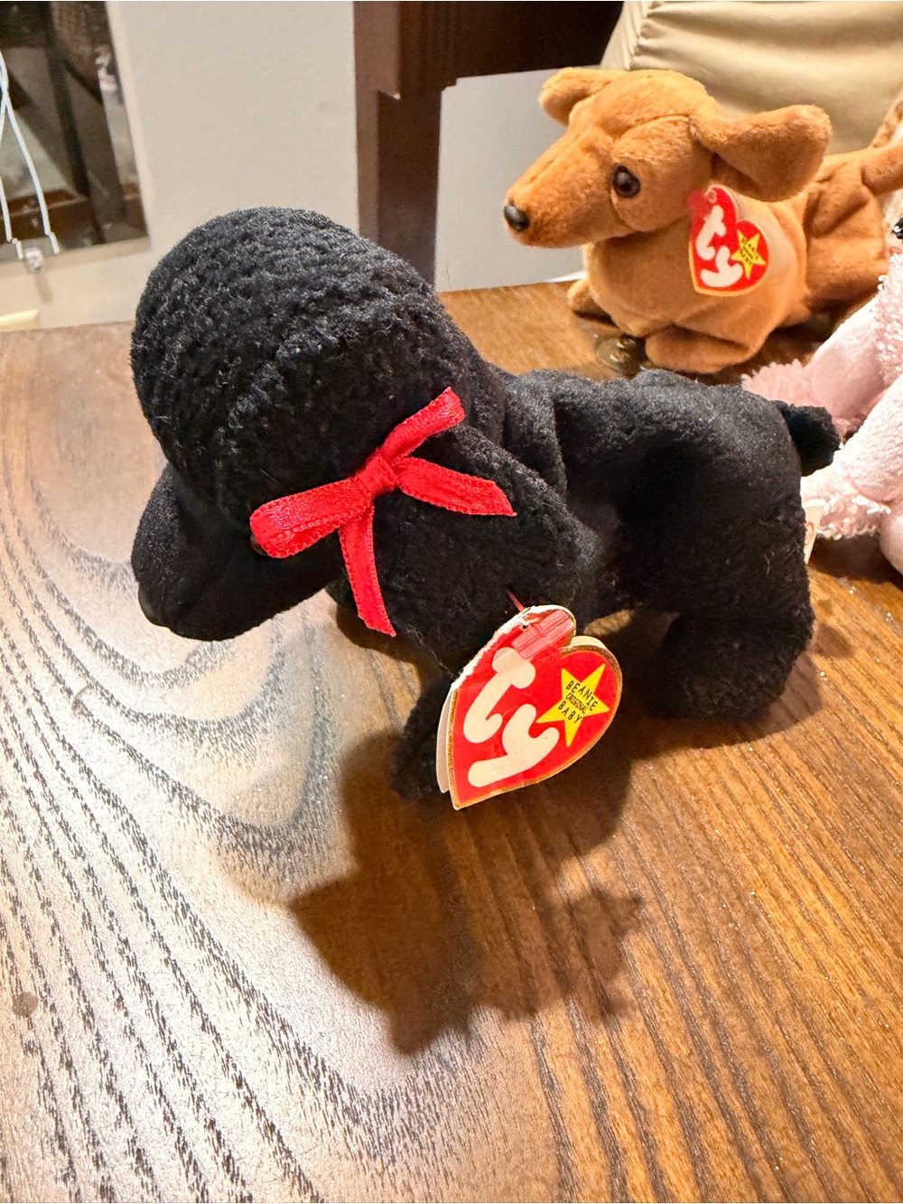 1997 TY Beanie Babies Black Poodle *ERRORS*